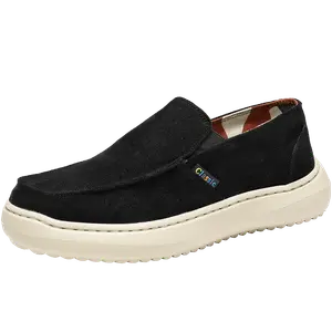 BOLE Мужские низкие кеды из холста черные, цвет Black