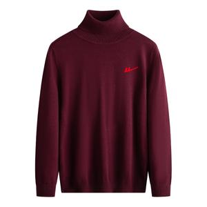 Свитер Unisex Turtleneck Thickened WARRIOR, burgundy (thickened and fleece-lined)