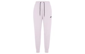 Спортивные штаны из флиса и трикотажа женские серо-фиолетовые Nike