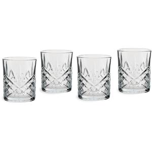 Стакан для виски Tumbler Set около 330 мл с гравировкой и рельефной структурой Echtwerk, прозрачный