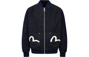 Куртка мужская джинсовая синяя Evisu, синий