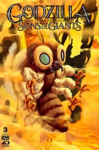 Godzilla Here There Be Dragons II Sons of Giants #3 Cover A Miranda (IDW)
