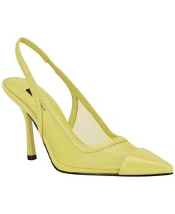 Женские сетчатые туфли-лодочки на шпильке Jermain Nine West, Light Green Mesh