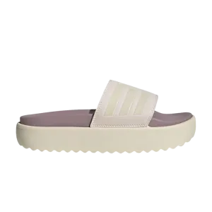 Кроссовки Adidas Wmns Adilette Platform Slide, кремовый