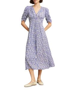 Платье Stowe со сборками HOBBS LONDON, фиолетовый