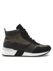 Кроссовки женские Rieker Botines комбинированные, зеленый