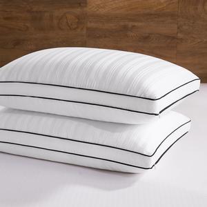 downluxe Подушки из гусиного пера и пуха Downluxe, коллекция Hotel, стеганые Gusseted Vertical Stripes