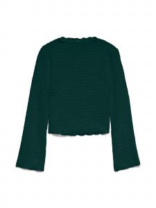 VERO MODA Блузка 'VMSaga' в темно-зеленом цвете