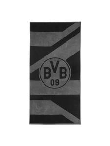 BVB Полотенце для душа BVB серо-черное 70x140 см