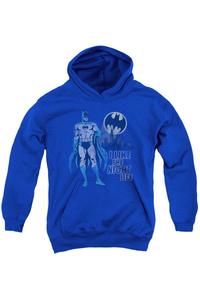 Толстовка с капюшоном DC Comics Night Life Youth Gildan, синий