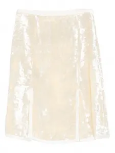 Узкая юбка Jil Sander, бежевый