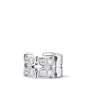 Серьга-кафф Tumbler, белое золото и бриллианты Louis Vuitton, золотой