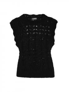 DreiMaster Женский пуловер черного цвета