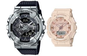 CASIO Часы Unisex Pair Table Series Black Watch, Pink Watch Dial+Black Dial (Matching Pairs)