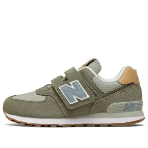 Кроссовки 574 классика обувь New Balance, зеленый