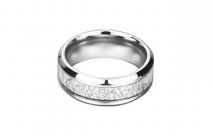 Титановое стальное кольцо Unisex ENFANTIN, серебро