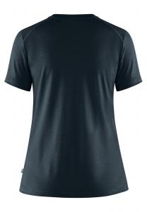 Базовая футболка ABISKO WOOL SS W Fjällräven, темно-синий