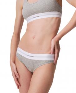 Женское бикини в рубчик QF8022 Calvin Klein, Grey Heather