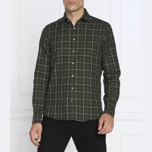 Рубашка узкого кроя Stenströms, зеленый