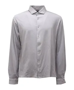 Серая хлопковая рубашка-поло стандартного кроя Liu Jo, серый