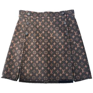 LOUIS VUITTON Повседневная короткая юбка Women's Brown