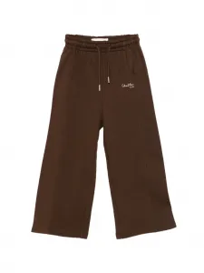 Спортивные брюки на завязке Calvin Klein Kids, коричневый