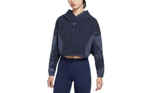 Свитшот женский молниеносно-голубой/металлический серебристый Nike