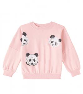 Майка Marika из хлопкового джерси с пайетками Molo, Rosequartz