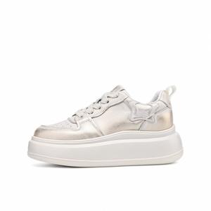 Кеды, скейтборд обувь женская низкая Boerdiqi, белый/черный