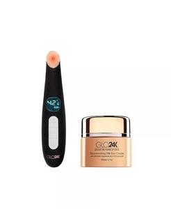 Терапевтическая палочка для ухода за глазами тройного действия + крем для глаз 24K Glo24K