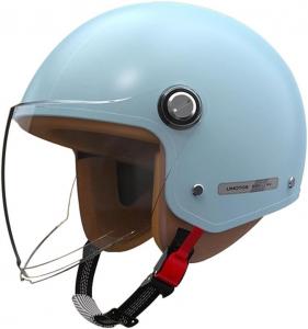 Шлем мотоциклетный YEATLM Vespa 3/4, синий