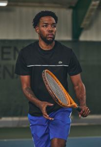 Футболка с принтом TAPE Lacoste Sport, черный