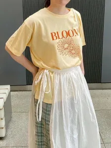 Футболка с цветочным мотивом Ehka Sopo, цвет Yellow