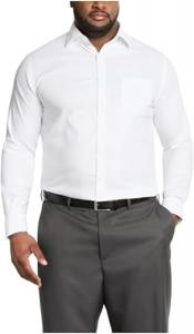 Мужская рубашка Michael Kors, дорожная, эластичная, для высоких, (для больших и высоких), White