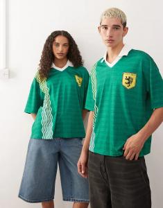 Футболка COLLUSION зеленого цвета