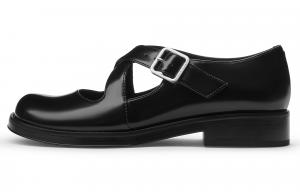 CHARLES&KEITH Маленькие туфли CK Chunky Heel Mary Jane 3,1 см Женские разноцветные - черный короб черный, цвет Black Box Black