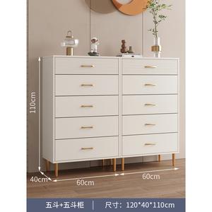 Mikemijia Комод 120х40х110 см для спальни и гостиной в современном стиле, белый, 10 ящиков, многоуровневые глубокие ящики, доставка и самостоятельная сборка