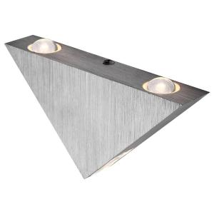 Светодиодный настенный светильник Globo Lighting Gordon, акриловое стекло / алюминий - 3-пламенный