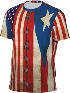 Мужская футболка с сетчатыми вставками, короткий рукав, быстросохнущая