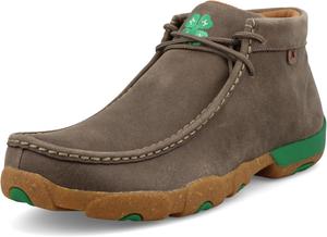 Мужские мокасины Twisted X Chukka Driving Moc, зеленый/коричневый