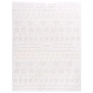 Наклейки для ногтей Bna Cb086 белые Beautynails