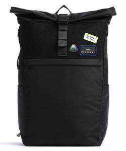 Рюкзак Airlines Jetpack с откидной крышкой 15 дюймов из переработанного нейлона Doughnut, черный