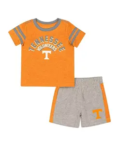 Детский комплект для мальчиков и девочек: футболка и шорты Tennessee Orange Tennessee Volunteers Colosseum
