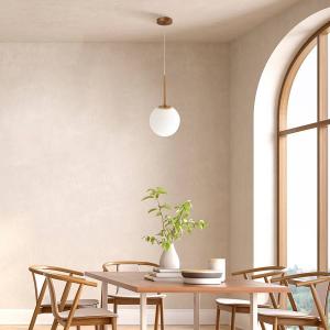 Подвесной светильник Maytoni Decorative Lighting Basicform Typ C, матовое стекло / смешанный металл - 1 лампа