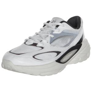 Кроссовки женские с низким верхом микрокристаллические белый/орто-черный Erke