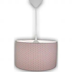 Подвесной светильник Herzen E27 1 шт. тканевый подвесной светильник Herzen розово-персиковый Niermann, Bunt