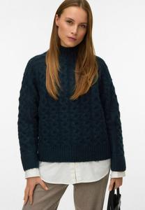 Джемпер Vero Moda PULLOVER, Dark Sapphire/Mottled Dark Blue