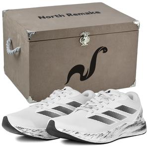 Adidas Дурамо RC износостойкие и легкие низкие кроссовки для бега унисекс черно-белые - облачная тень простота-подарочная коробка 2, цвет Cloud Shadow Simplicity-Gift Box 2