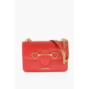 Красная полиэтиленовая сумка через плечо Moschino, Red