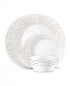 Набор столовых приборов «Hushed Lines» из 12 предметов, сервиз на 4 персоны Corelle, white